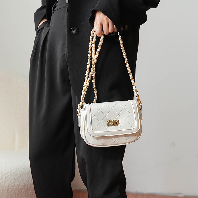 Túi đeo chéo IELGY dáng nhỏ hình thoi phong cách Hàn Quốc ngọt ngào cho nữ