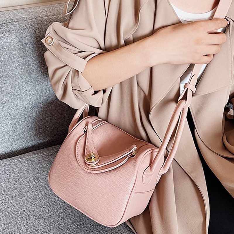 Túi Đeo Chéo Khóa Kéo Phong Cách Hàn Quốc Thời Trang Cho Nữ