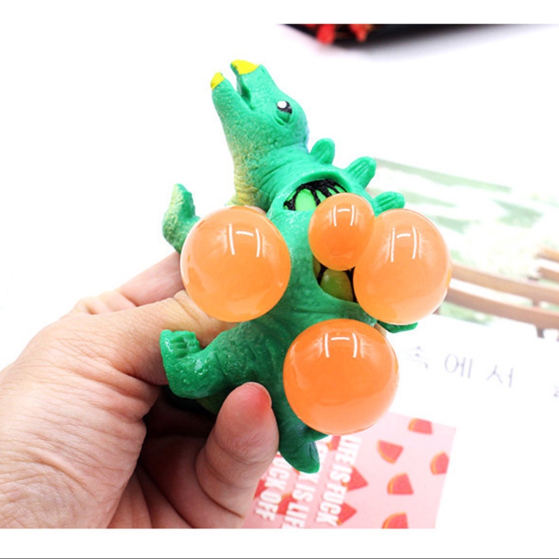 Set 3 Đồ Chơi Squishy Hình Khủng Long Giúp Giảm Căng Thẳng