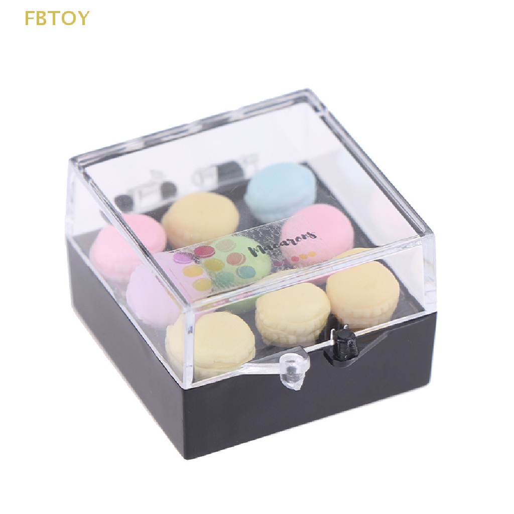 1 Bộ Mô Hình Bánh Macaroon Tỉ Lệ 1: 12 Trang Trí Nhà Búp Bê