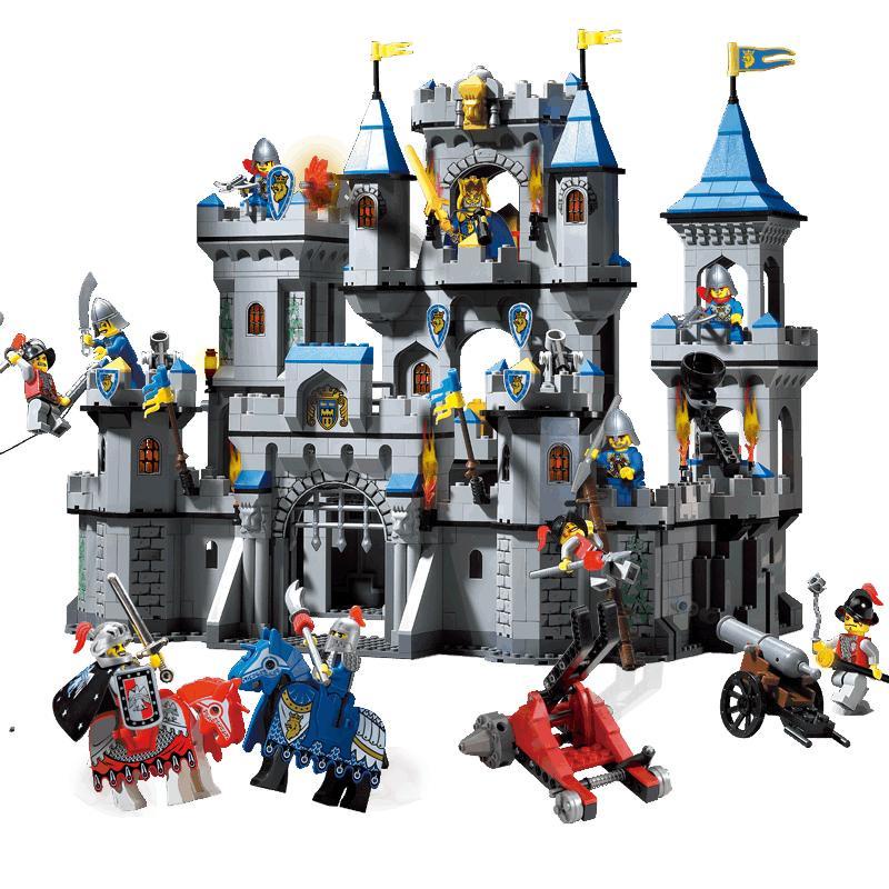 Mô Hình Đồ Chơi Lắp Ráp Lâu Đài Vua Sư Tử Cỡ Lớn Dành Cho Bé Trai