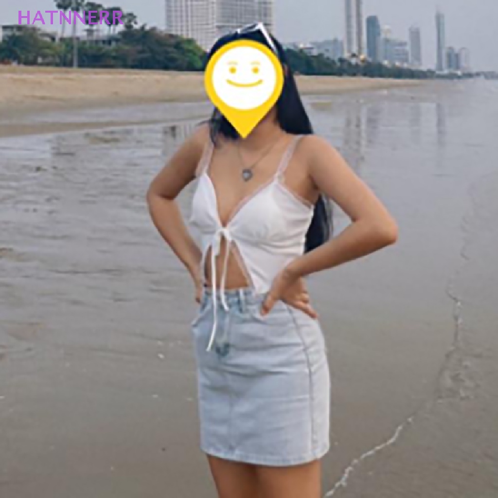 Áo Croptop Hai Dây Màu Trơn Phong Cách Boho Quyến Rũ Cho Nữ Y2k FHS