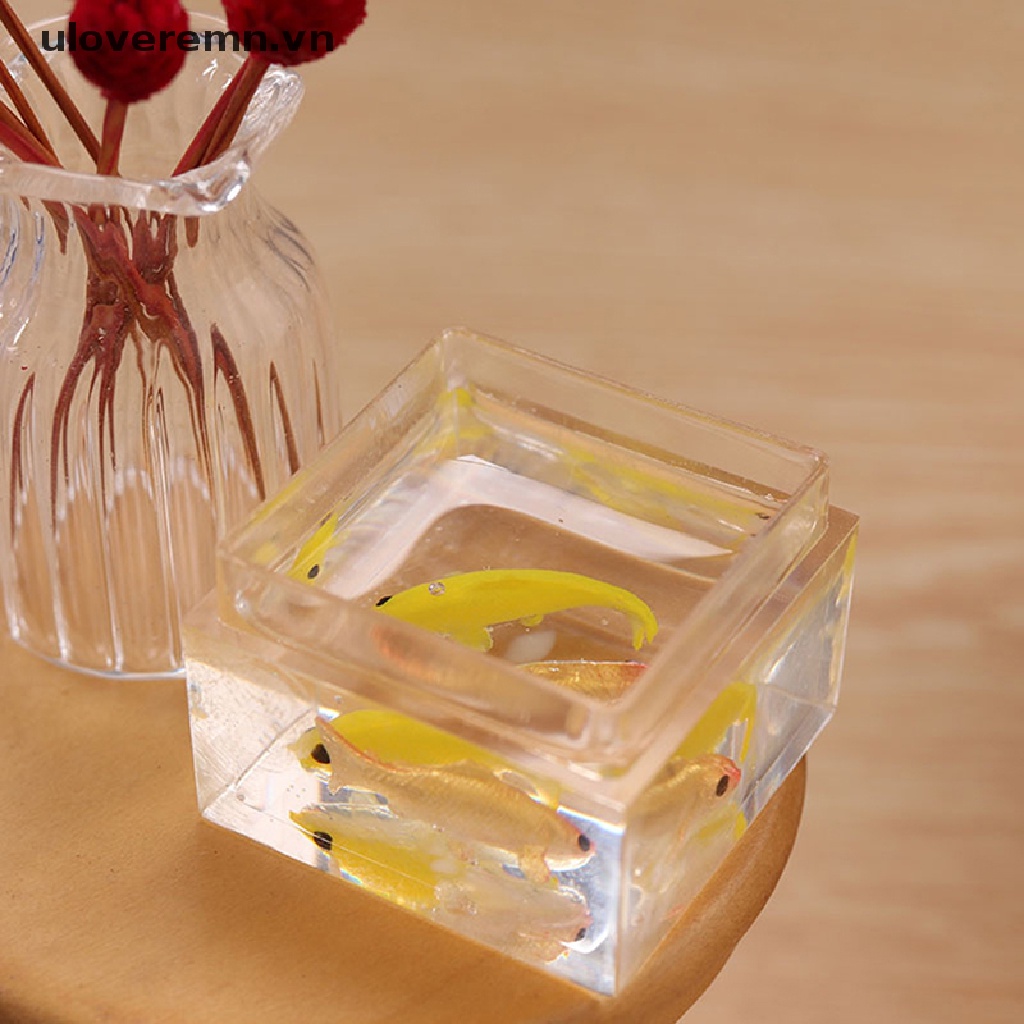 Mô Hình Cá Vàng Nhỏ Xinh Trang Trí Nhà Búp Bê DIY