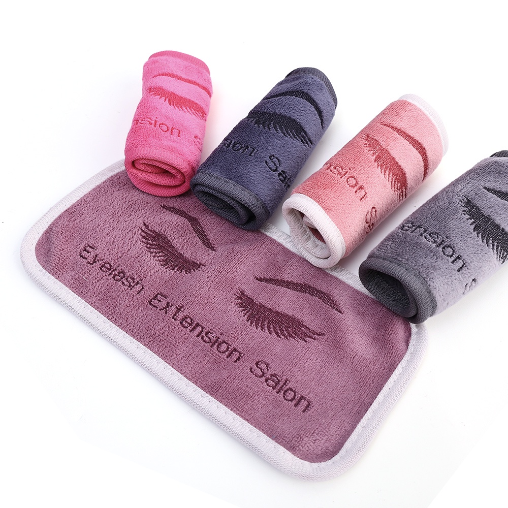 1 Cái Khăn 5 Màu Tùy Chọn Khăn Trùm Đầu Ghép Lông Mi Chuyên Nghiệp Có Thể Tái Sử Dụng Cho Nữ