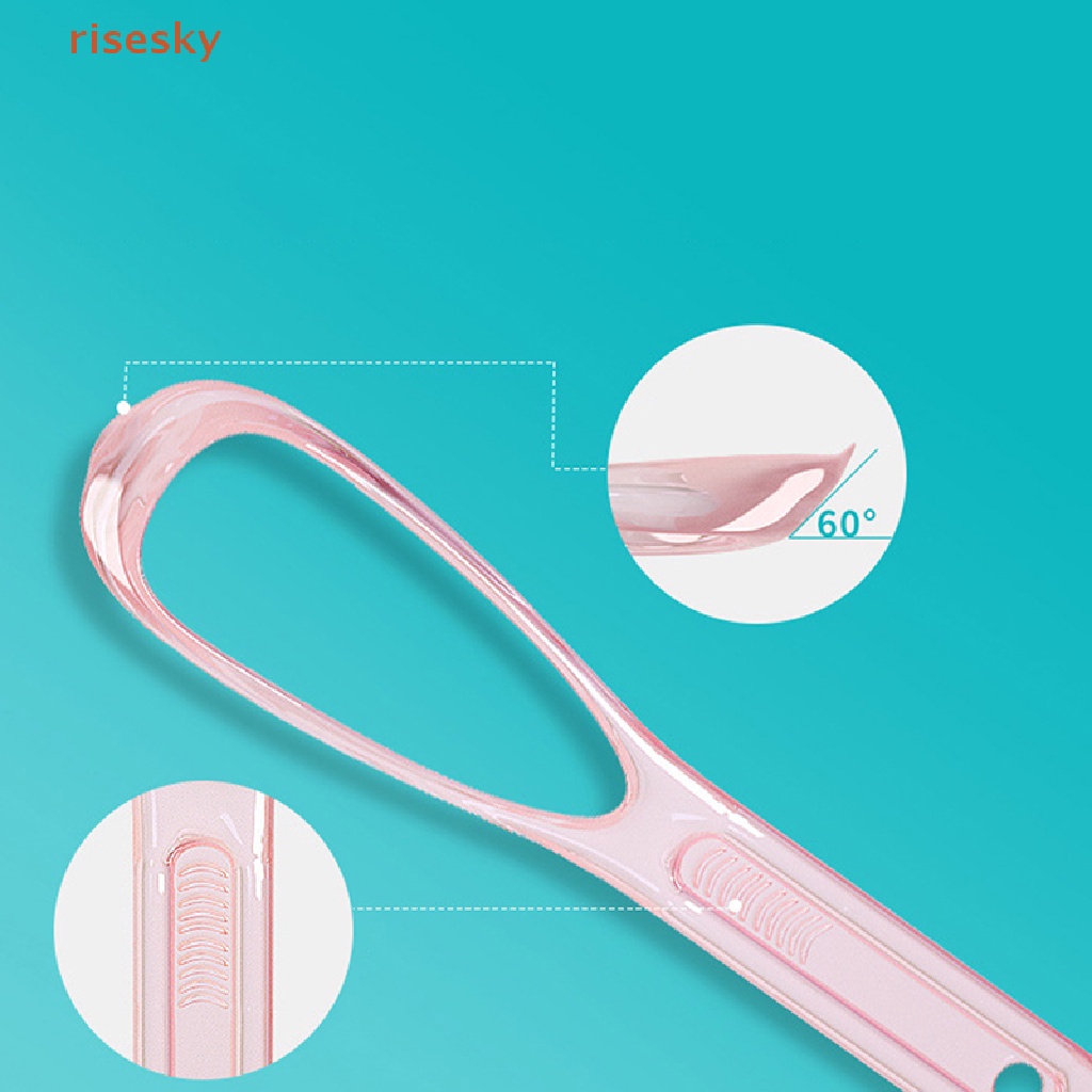 1 Dụng Cụ Vệ Sinh Lưỡi Răng Miệng Bằng Nhựa Có Thể Tái Sử Dụng