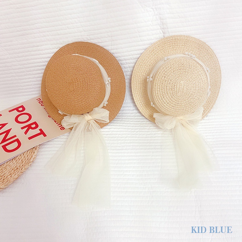 Mũ Cói Rộng Vành Chống Nắng Thiết Kế Mới Thời Trang Mùa Hè Dành Cho Bé