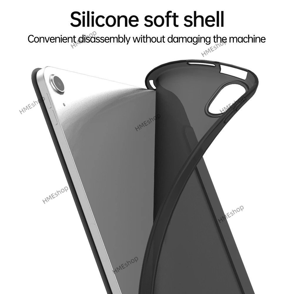 Ốp Máy Tính Bảng Silicon Mềm Có Giá Đỡ Gấp Gọn Cho Samsung Galaxy Tab A8 10.5 2021 A7 10.4 2022 S8 S7 S6 Lite A7 Lite 8.7