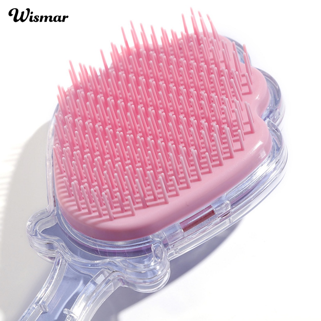 Lược Chải Tóc Đệm Khí Bằng ABS Màu Xanh Lá Hình Sao Biển