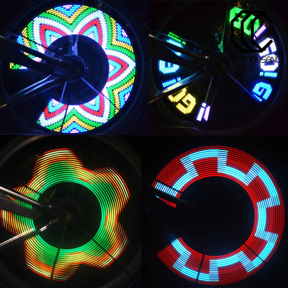 ❖Đèn Led 32 Bóng Nhiều Màu Gắn Căm Xe Đạp