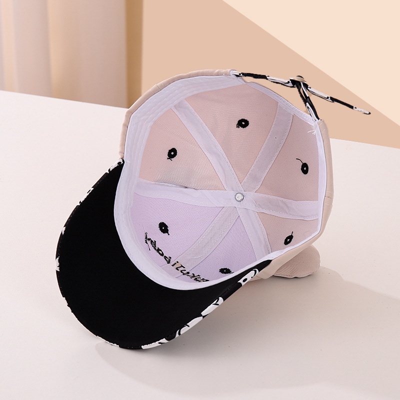 Mũ Lưỡi Trai Cotton In Chữ Đáng Yêu Cho Bé 2-7 Tuổi