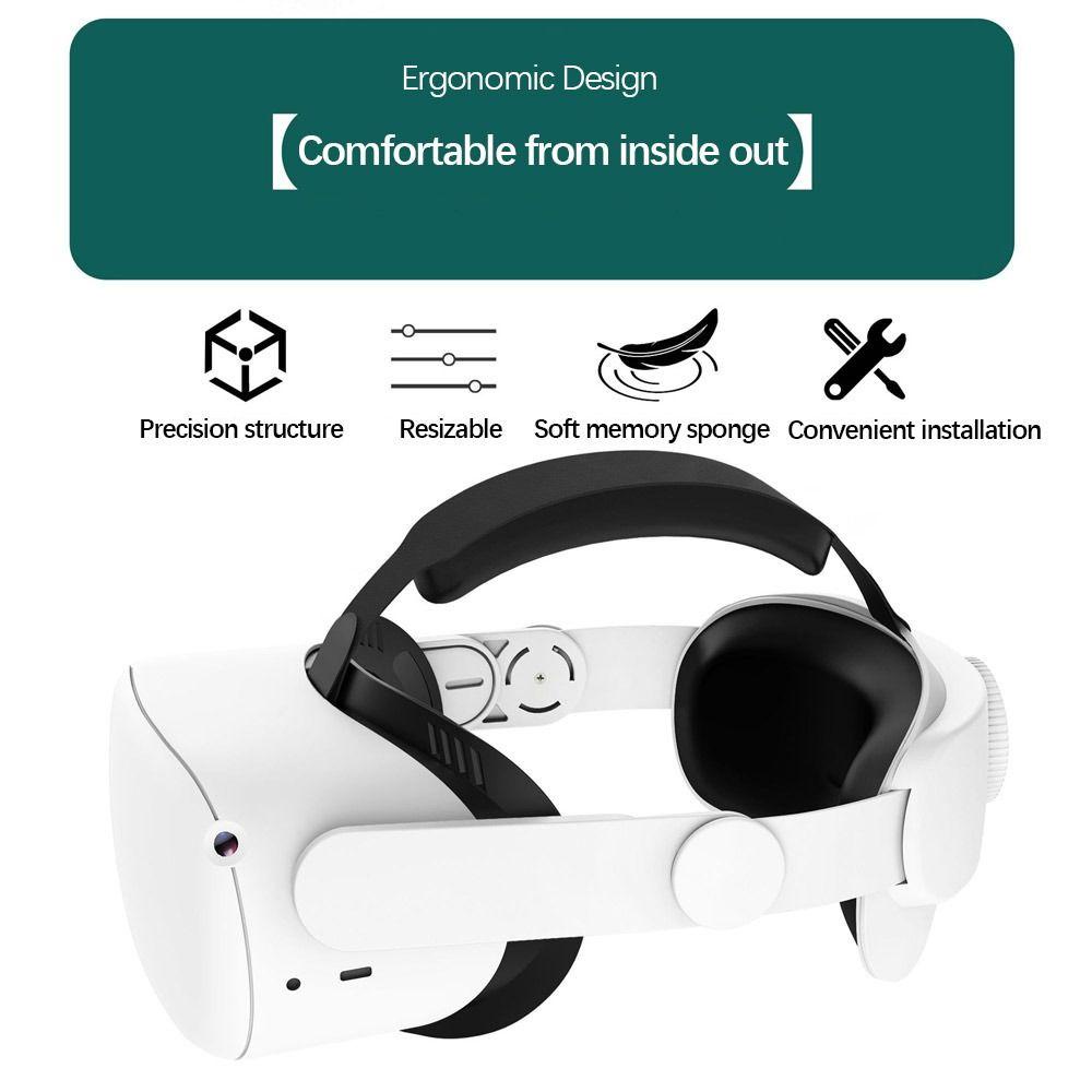 JONYE Dây Đeo Đầu Gọn Nhẹ Nâng Cao Thay Thế Cho Kính Thực Tế Ảo Oculus Quest 2