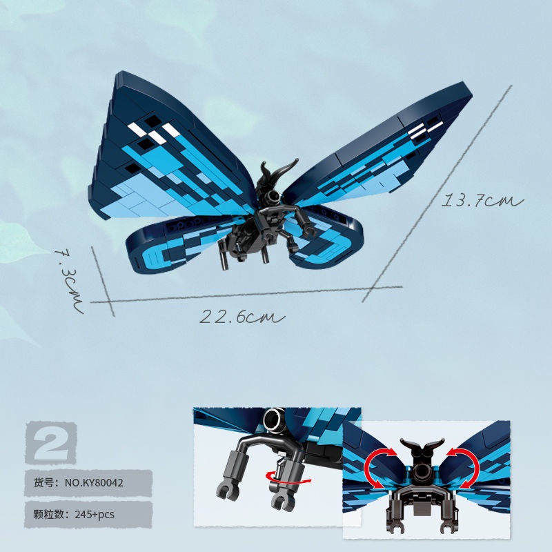 Bộ Đồ Chơi Lắp Ráp Lego Hình Côn Trùng 3D Cho Bé