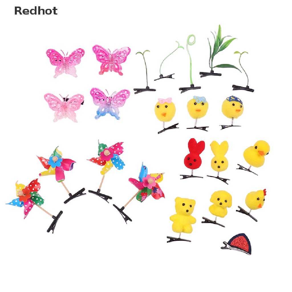 Kẹp Tóc Lò Xo Hình Chú Vịt Màu Vàng Xinh Xắn Cho Bé Gái