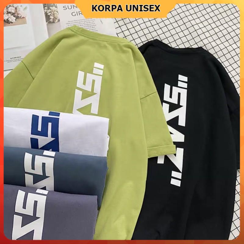 [ Ảnh Thật ] Áo thun tay lỡ form rộng hoạ tiết in chữ cách điệu - phông Unisex nam nữ đều mặc được