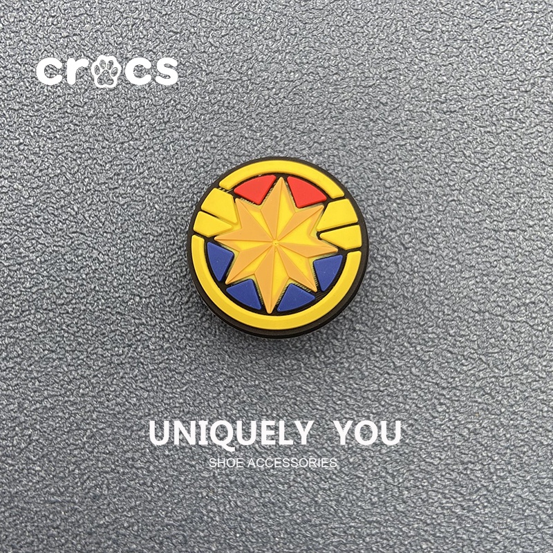 CROCS Khóa Cài Hình Giày Dép Crocss jibbitz charms Avengers Hoạt Hình Trang Trí DIY