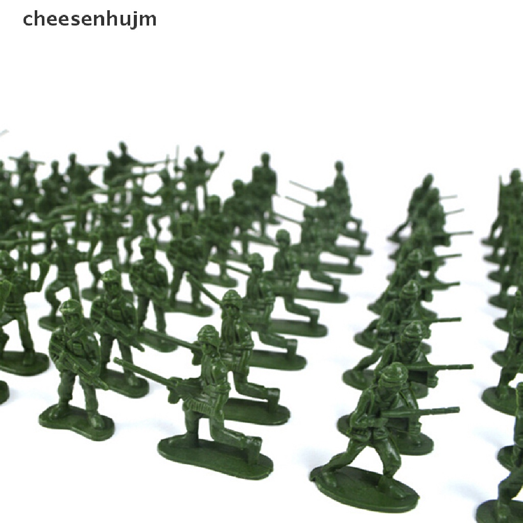 Bộ 100 Mô Hình Lính Mini Cho Bé Chơi Trò Chiến Tranh Màu Sắc Ngẫu Nhiên