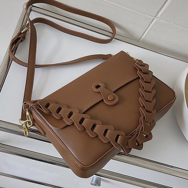 Túi Đeo Vai Bằng Da Phong Cách retro Dễ Phối Đồ Thời Trang Cho Nữ