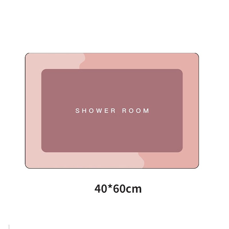 Haoyangqi Thảm Lót Sàn Nhà Tắm / toilet Bằng Nhung Pha Lê Chống Trượt