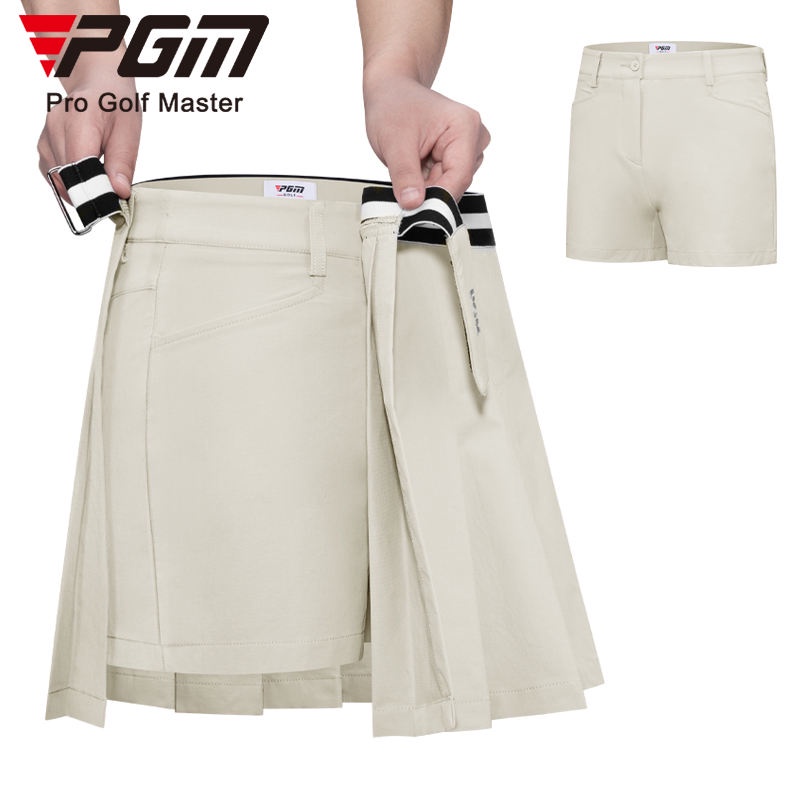PGM Váy golf mới của phụ nữ váy thể thao quần dài nửa thân váy căng đai xếp li váy