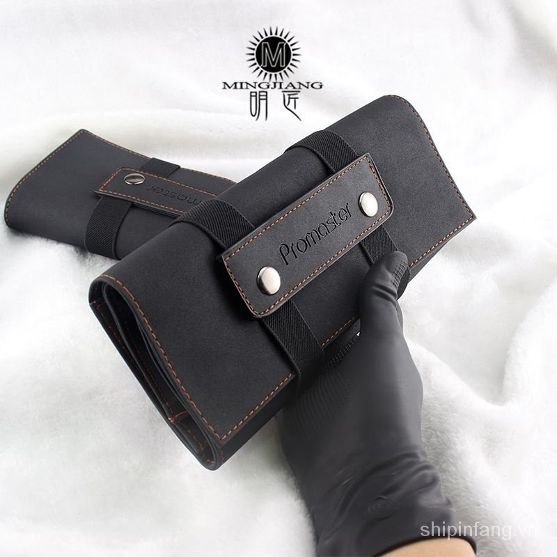 Túi Cuộn Vải Canvas Đựng Kéo Cắt Tóc Chuyên Dụng Cho Thợ Làm Tóc