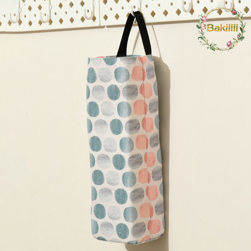 Giá Đỡ Túi Rác Treo Tường Bằng Vải Bạt Đa Năng Sức Chứa Lớn