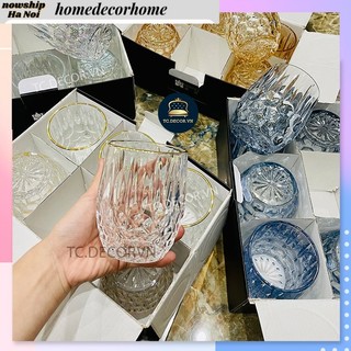 Bộ 6 cốc thuỷ tinh pha lê sang trọng tinh tế ⚡️ rẻ nhất sho pee ⚡️