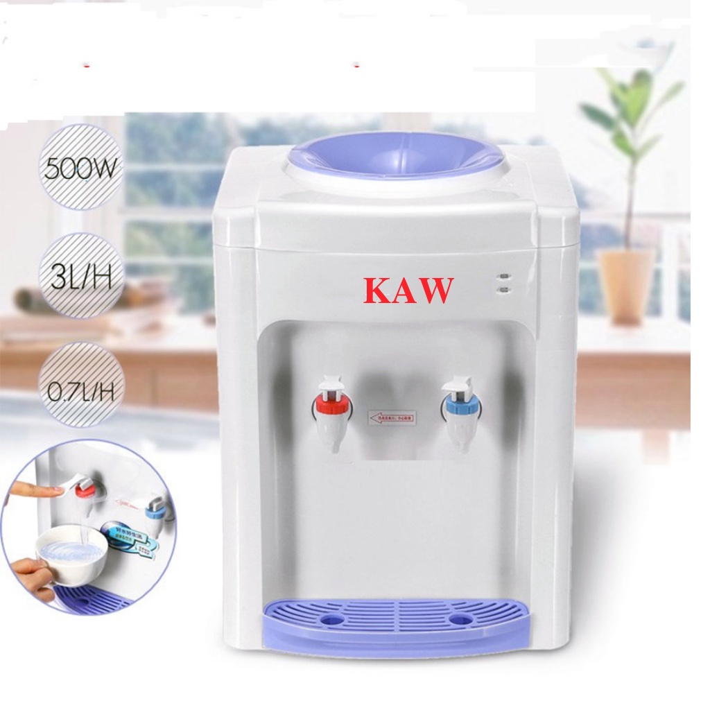 Cây nước nóng lạnh mini để bàn KAW làm nước nóng mát - nhanh chóng - tiện lợi - tiết kiệm điện