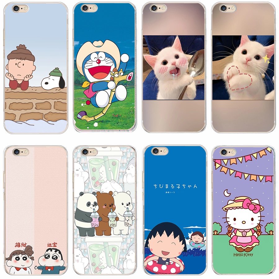 iphone 4 4s 5 5s se 6 6s 6 6s plus soft Tpu Silicone casing Printing Back case Cover