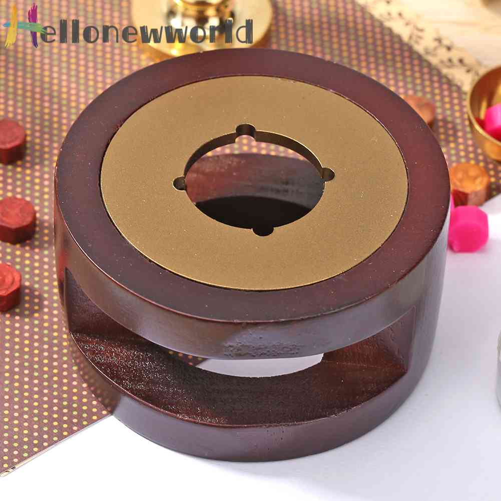 Vintage Stamp Wax Seal Beads Sticks Warmer Wax Melting Furnace Stove Pot