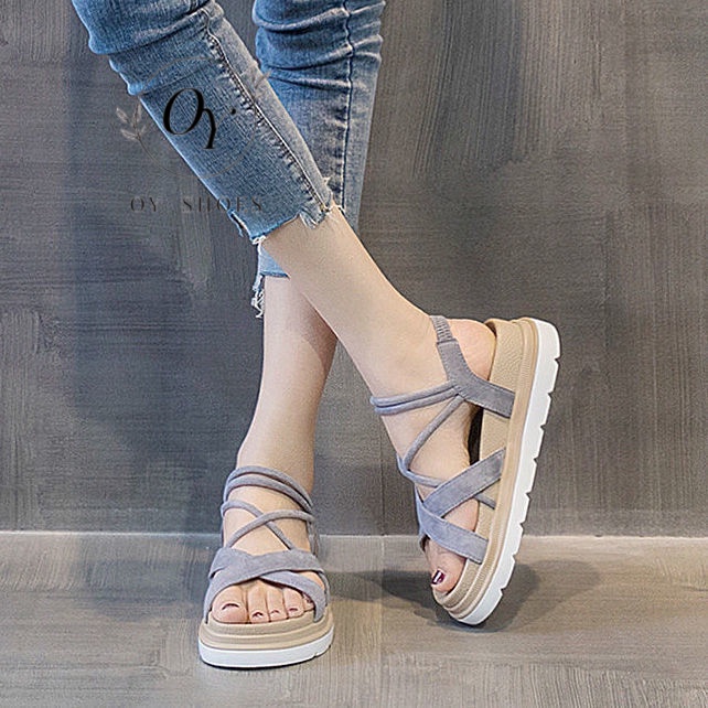 Xăng đan Đế Dày Thời Trang Mùa Hè Phong Cách Roman Hàng Mới Dành Cho Bạn Nữ 2023