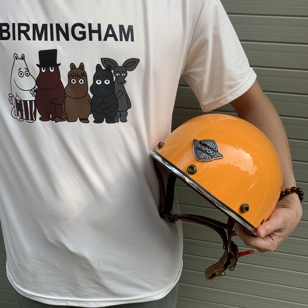 Mũ Bảo Hiểm 1/2 Napoli PUG Version Harley Không Ốp Bảo Hành Chính Hãng 12 Tháng