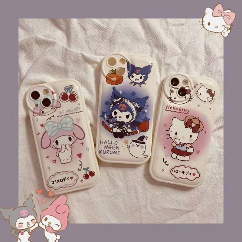 ✅Ốp Điện Thoại Mềm Chống Sốc In Hình Kuromi Dễ Thương Cho iPhone 14 / 13 Xr xsmax 7p / se