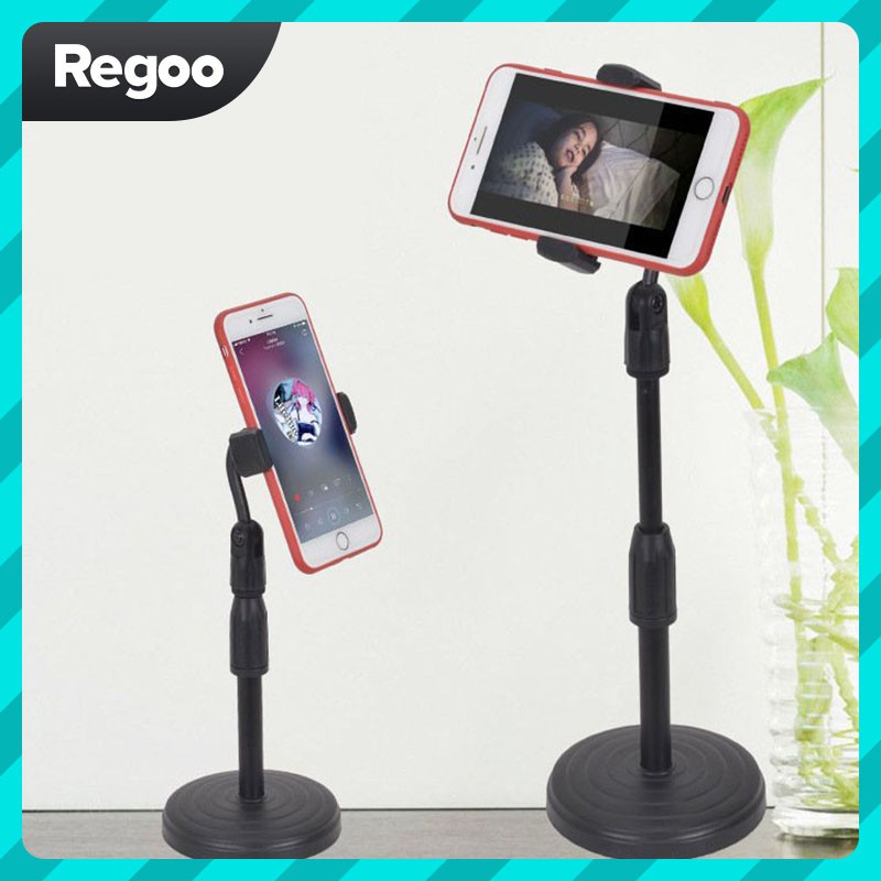 Hot "Nặng 360g" Giá Đỡ Điện Thoại Để Bàn Kẹp Điện Thoại Livestream, Xem Phim Xoay 360 Độ Thông Minh đế L1