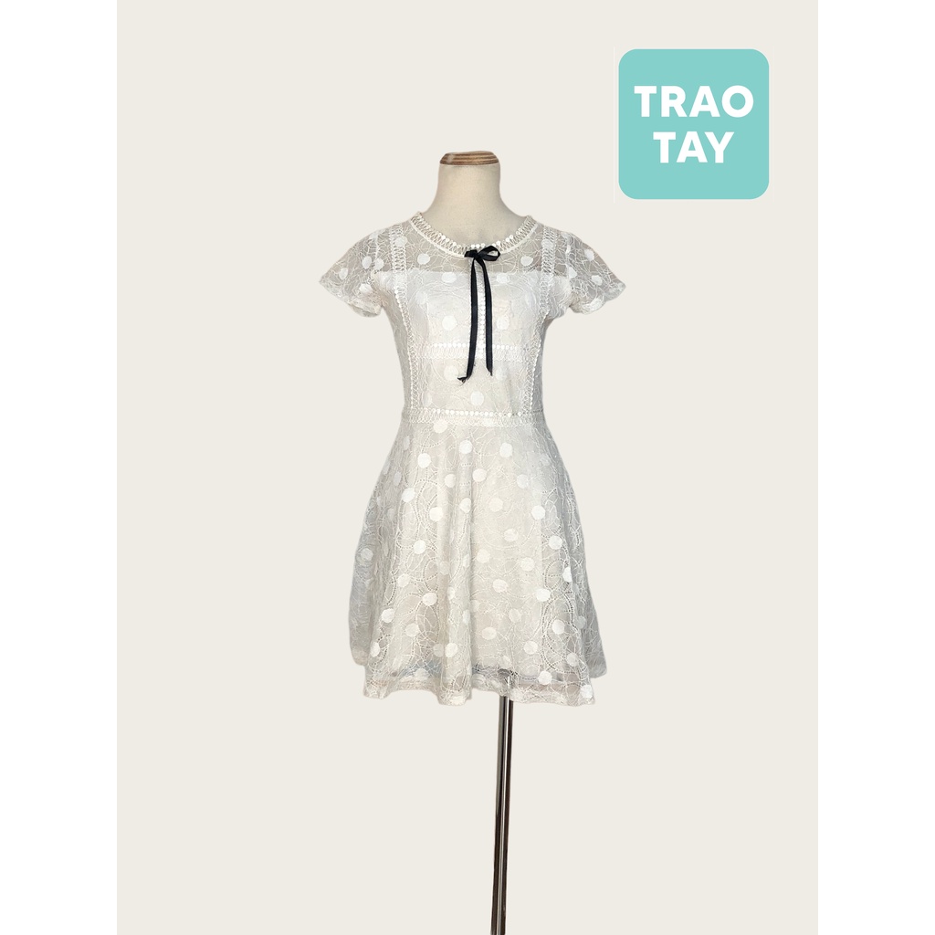 V2 106 | VÁY XÒE REN 4363| TRAOTAYvn si secondhand thanh lý kí gửi