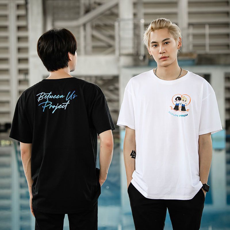 Áo Thun cotton Tay Ngắn Cổ Tròn In Chữ kpop giữaus bounprem Thời Trang Cho Nam Và Nữ