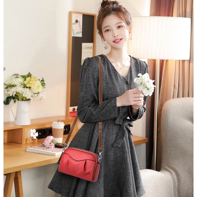 Túi Đựng Điện Thoại Nhiều Ngăn Hình Đám Mây Thời Trang Thu Đông Cho Nữ