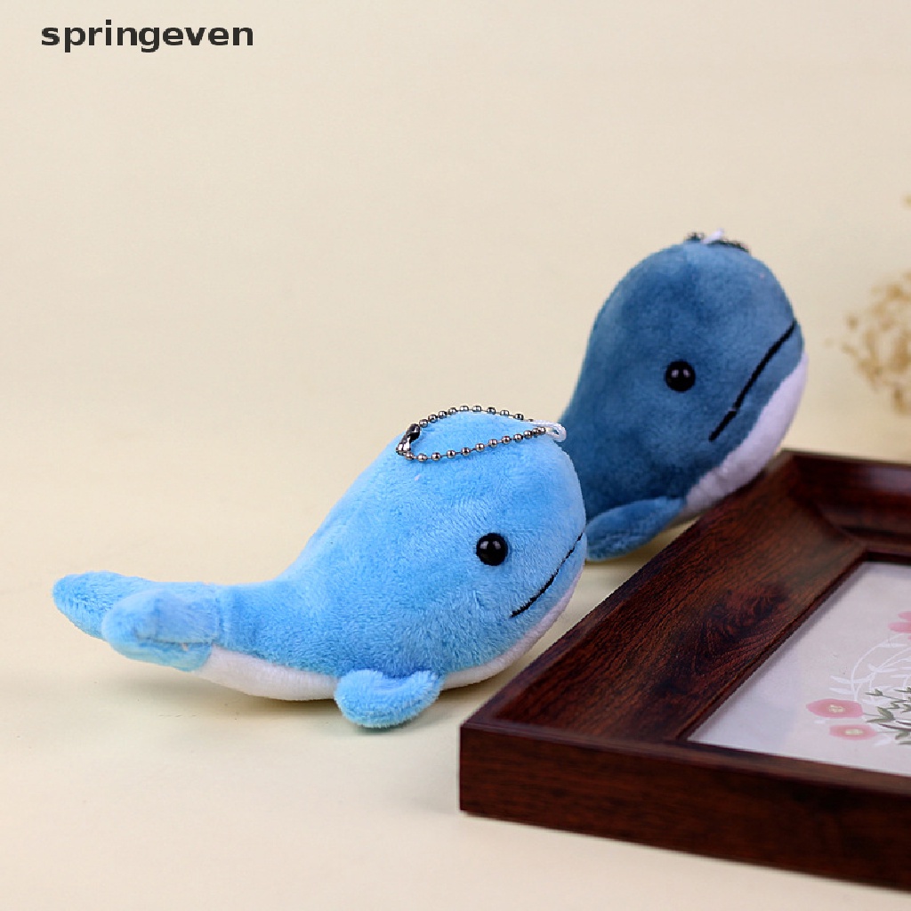 Cá Voi Nhồi Bông Mềm Mại Trang Trí Móc Khóa
