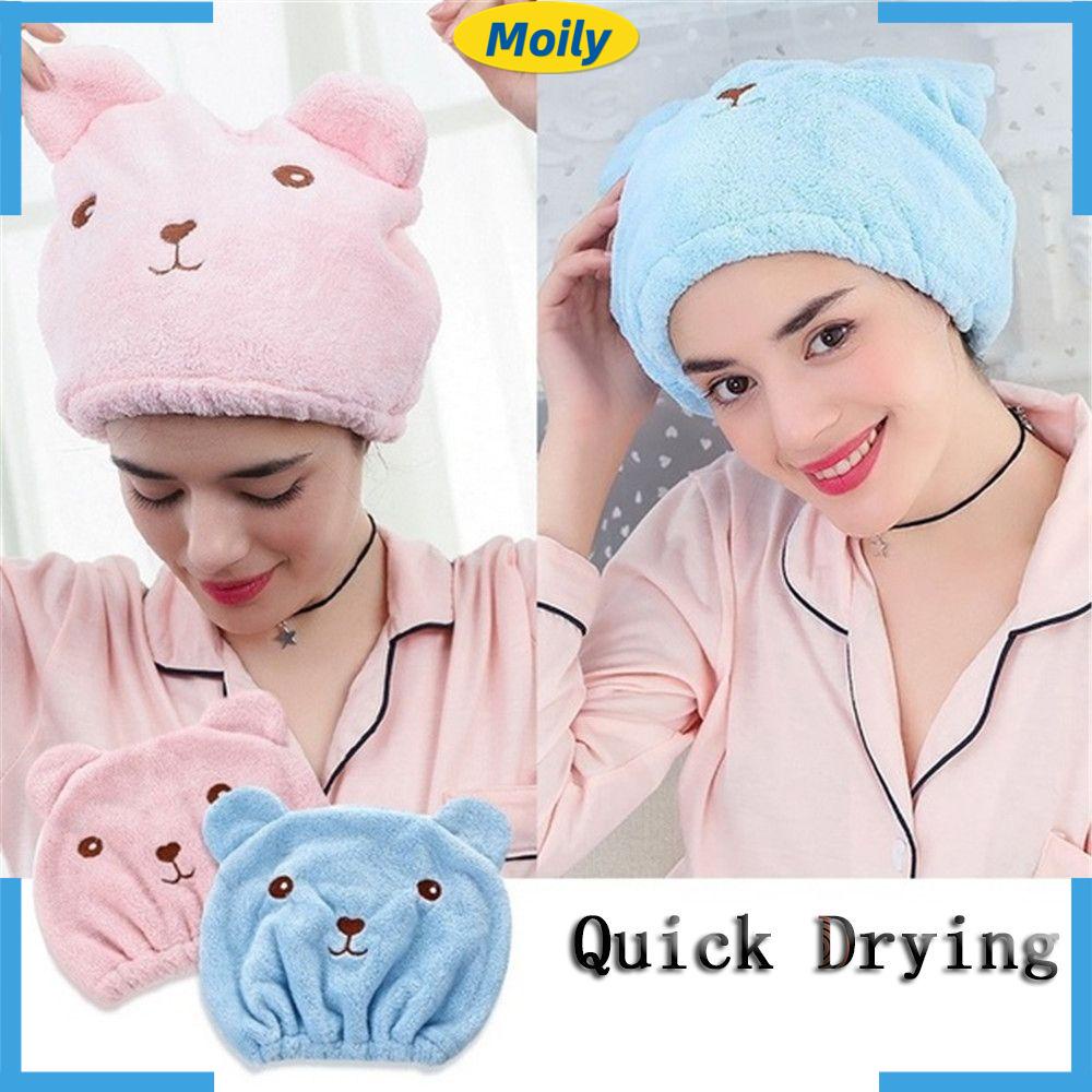 Mũ trùm đầu thoáng khí khô tóc tiện lợi