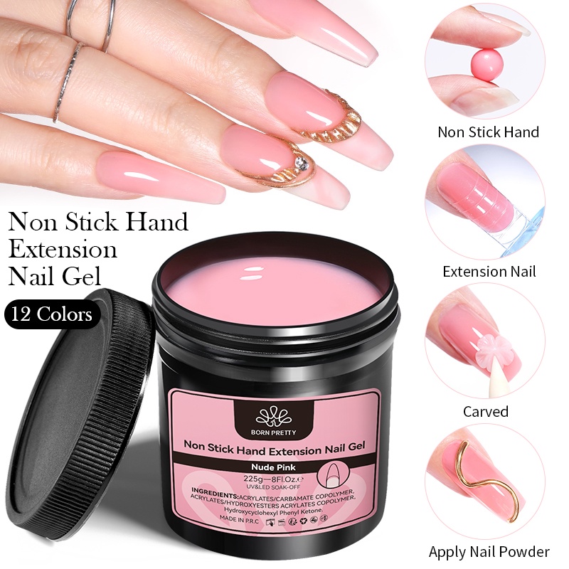 Gel Nối Dài Móng Tay Không Dính 225g BORN PRETTY