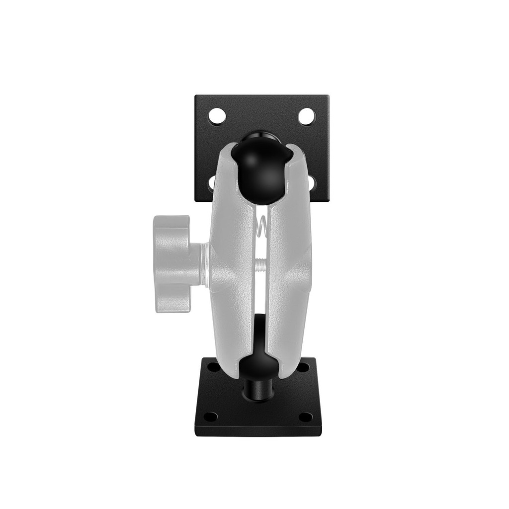 Giá Đỡ Điện Thoại / Gương Chiếu Hậu Đầu Bi 1 inch 25mm Hình Vuông