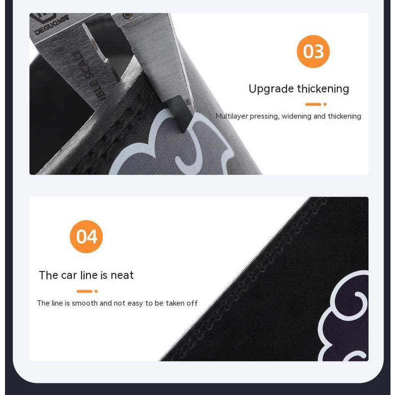 Thắt lưng tập thể dục Thắt lưng thể thao EVA Mây Tường Mây Thắt lưng thể hình Akatsuki Gym Naruto Trọng lượng nâng PU