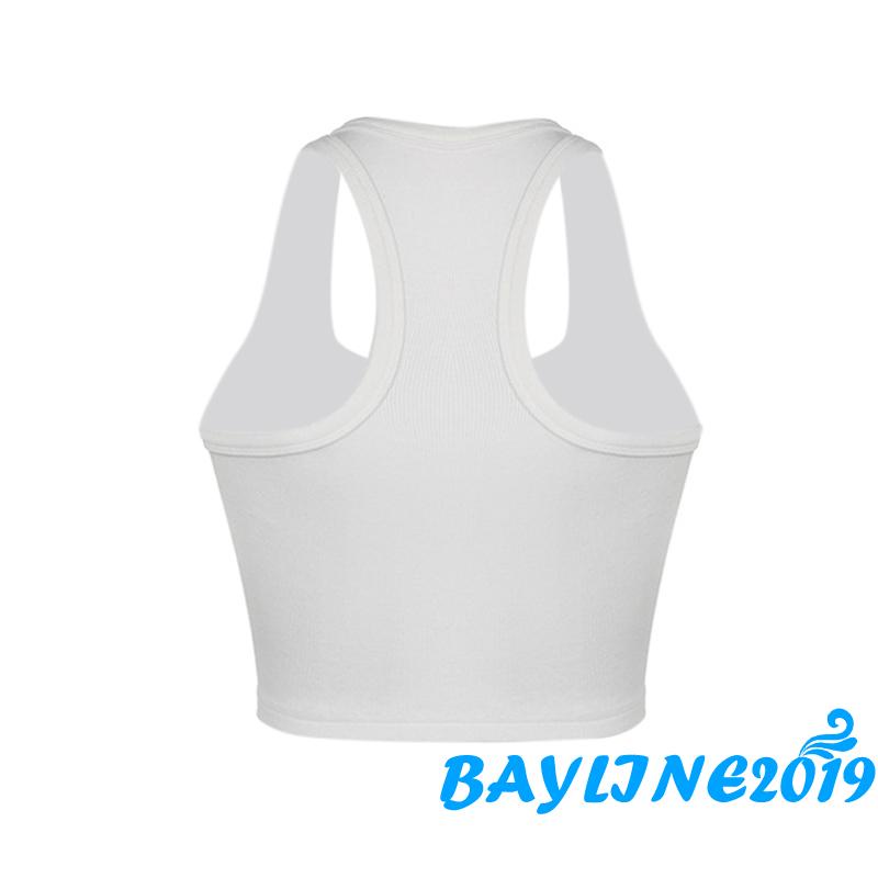 Áo Croptop Sát Nách Hở Vai In Chữ Phong Cách Đường Phố Thời Trang Xuân Hè Cho Nữ