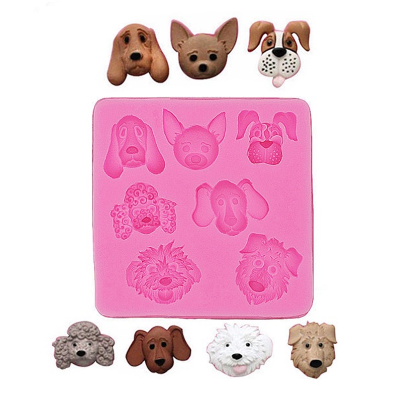 1 Khuôn Làm Bánh Quy, Sô Cô La, Được Làm Từ Silicone, Hình Đầu