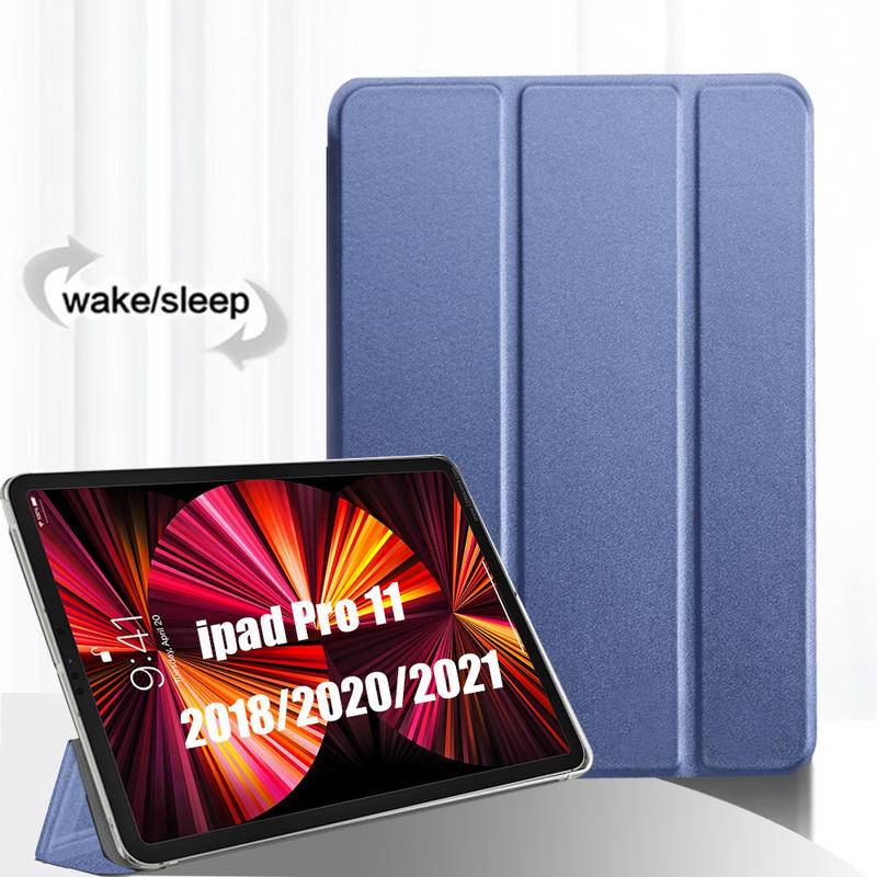 Ốp Bao Nắp Gập Chất Giả Da Cho Máy Tính Bảng iPad Air 6 5 4 3 2 1 9.7 10.5 inch Mini 1 2 3 4 5 6 7.9 8.3 inch