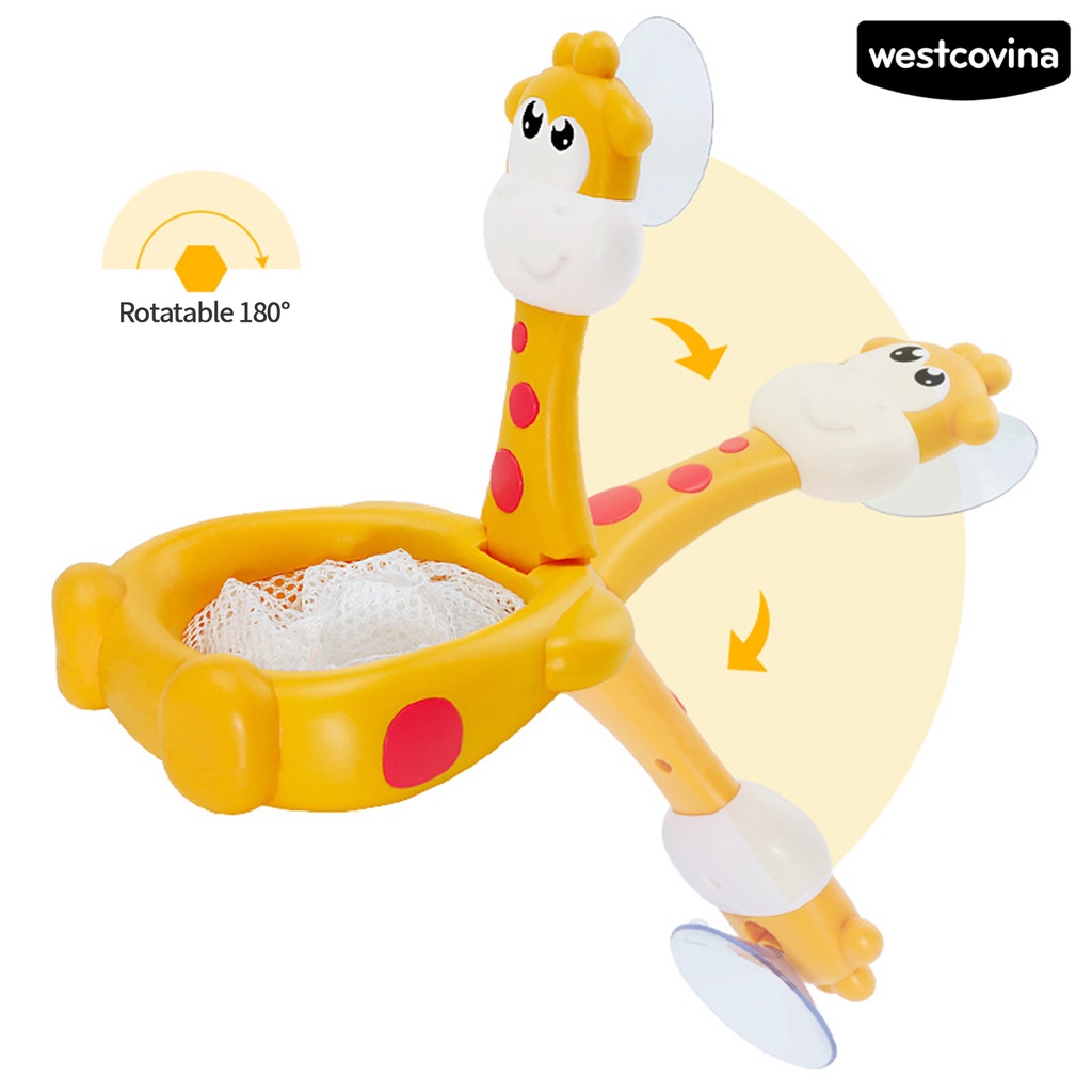 [COD]♋1 Bộ Đồ Chơi Nhà Tắm Bóng Rổ Hoạt Hình Bóp Lưới Cá Không Mùi Chống Nước Cho Bé