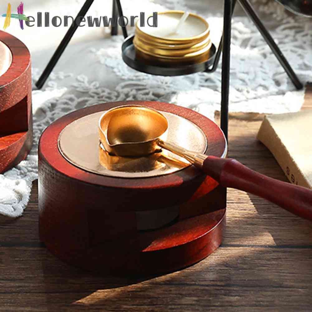 Lò Nung Chảy Sáp Bằng Gỗ Phong Cách Retro Tiện Dụng