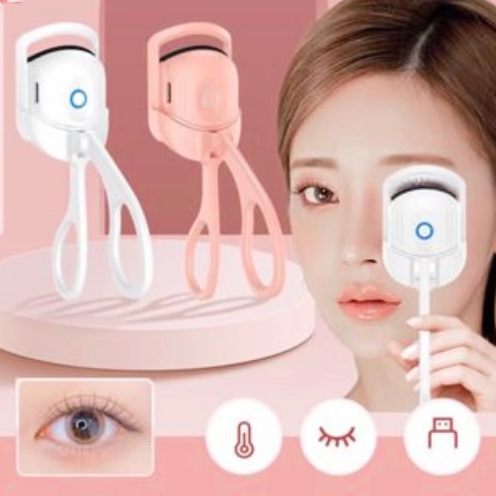 Máy Uốn Cong Lông Mi Tự Nhiên 2 Chế Độ Sưởi Ấm Sạc USB/Kẹp mi nhiệt thông minh, máy uốn mi bằng điện nhỏ gọn đa năng mẫu mới đa năng làm cong nhanh chóng, sạc điện ruiyan