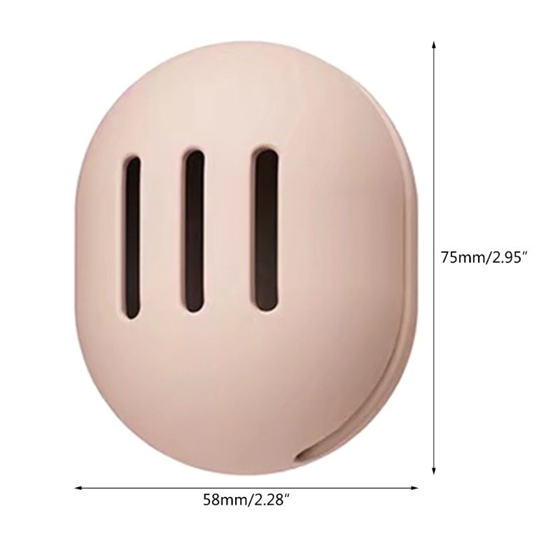 Hộp Silicone Đựng Mút Xốp Đánh Trứng Màu Trơn Đơn Giản Tiện Dụng Mang Theo Du Lịch