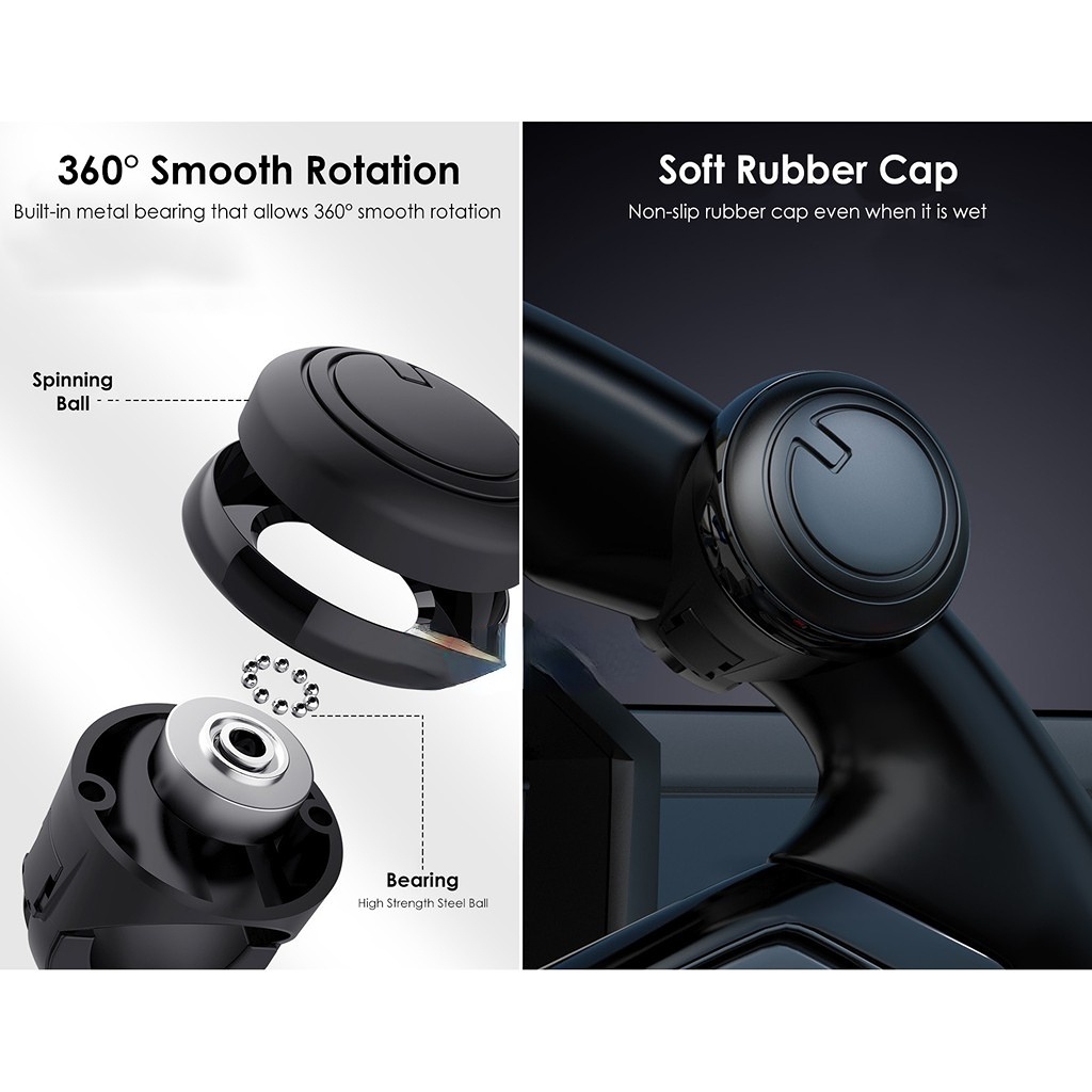 [Hàng Sẵn Sàng] 360° Phụ Kiện Núm Điều Chỉnh Tăng Áp Cho Vô Lăng Xe Hơi