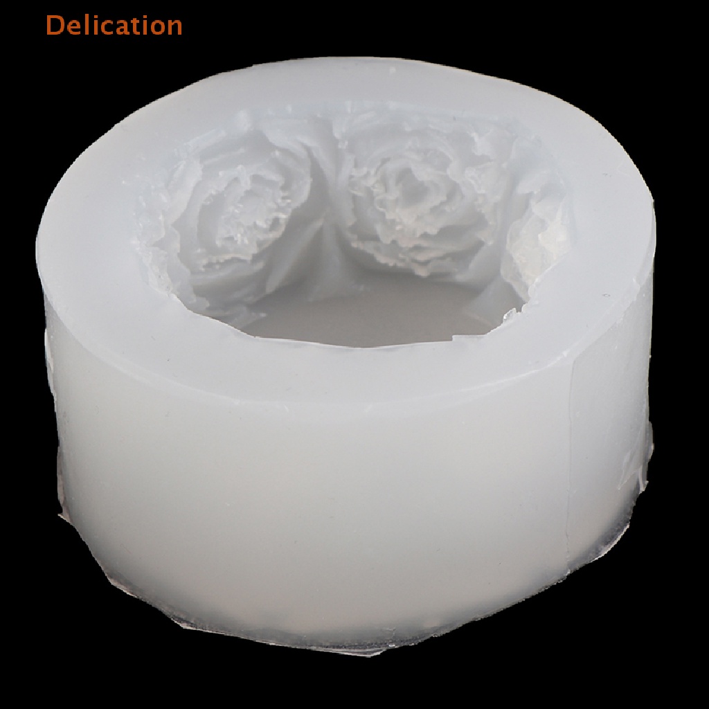 Khuôn Silicone Tạo Hình Hoa Hồng 3D Làm Xà Phòng Thủ Công DIY